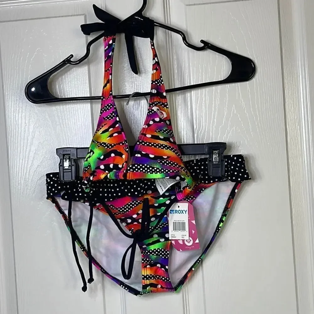 Girls Roxy bikini size 16 NWT